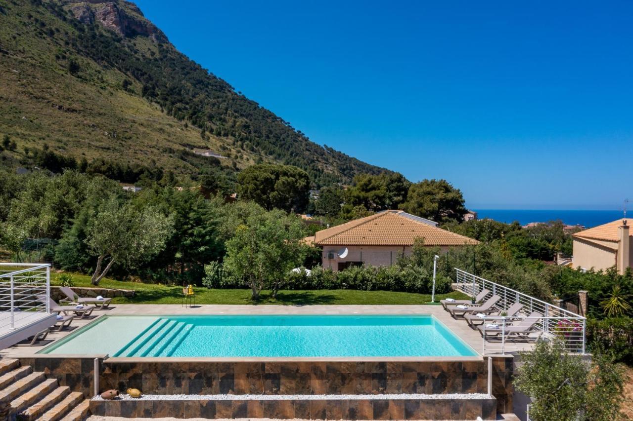 Villa Maria Con Piscina E Vista Mare Кастелламмаре-дель-Голфо Экстерьер фото