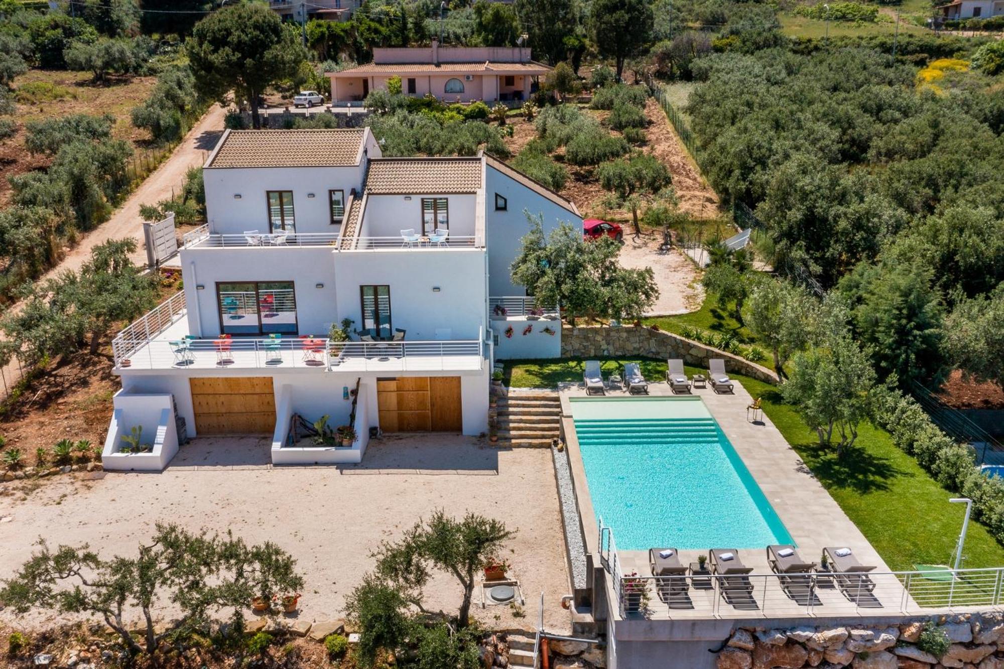 Villa Maria Con Piscina E Vista Mare Кастелламмаре-дель-Голфо Экстерьер фото